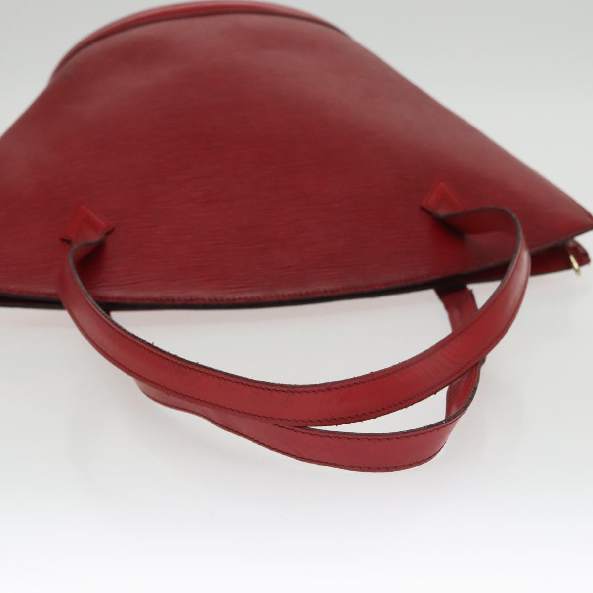 LOUIS VUITTON Epi Saint Jacques Shopping Shoulder Bag Red M52277 LV Auth 100472