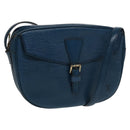 LOUIS VUITTON Epi June Feuille Shoulder Bag Blue M52155 LV Auth 100474-1
