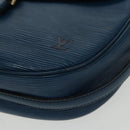 LOUIS VUITTON Epi June Feuille Shoulder Bag Blue M52155 LV Auth 100474-14