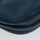 LOUIS VUITTON Epi June Feuille Shoulder Bag Blue M52155 LV Auth 100474-15