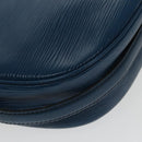 LOUIS VUITTON Epi June Feuille Shoulder Bag Blue M52155 LV Auth 100474-17