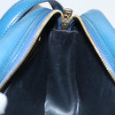 LOUIS VUITTON Epi June Feuille Shoulder Bag Blue M52155 LV Auth 100474-20