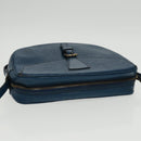 LOUIS VUITTON Epi June Feuille Shoulder Bag Blue M52155 LV Auth 100474-6