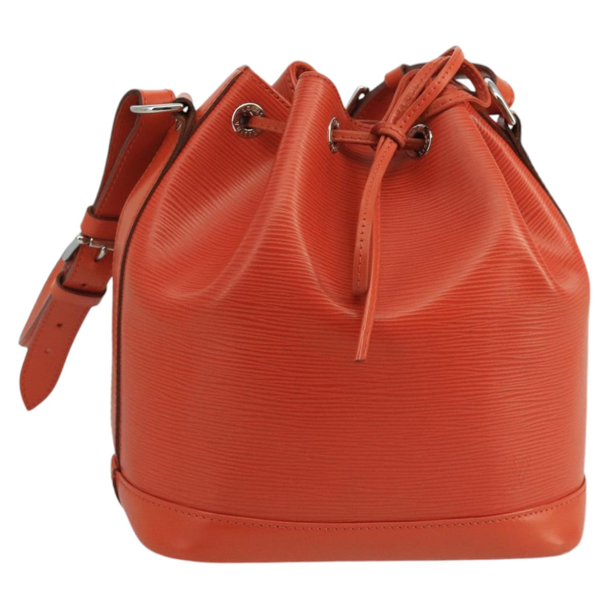 LOUIS VUITTON Epi Noe BB Shoulder Bag Orange Pimon M40847 LV Auth 100483