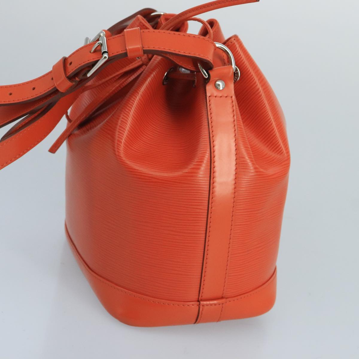 LOUIS VUITTON Epi Noe BB Shoulder Bag Orange Pimon M40847 LV Auth 100483