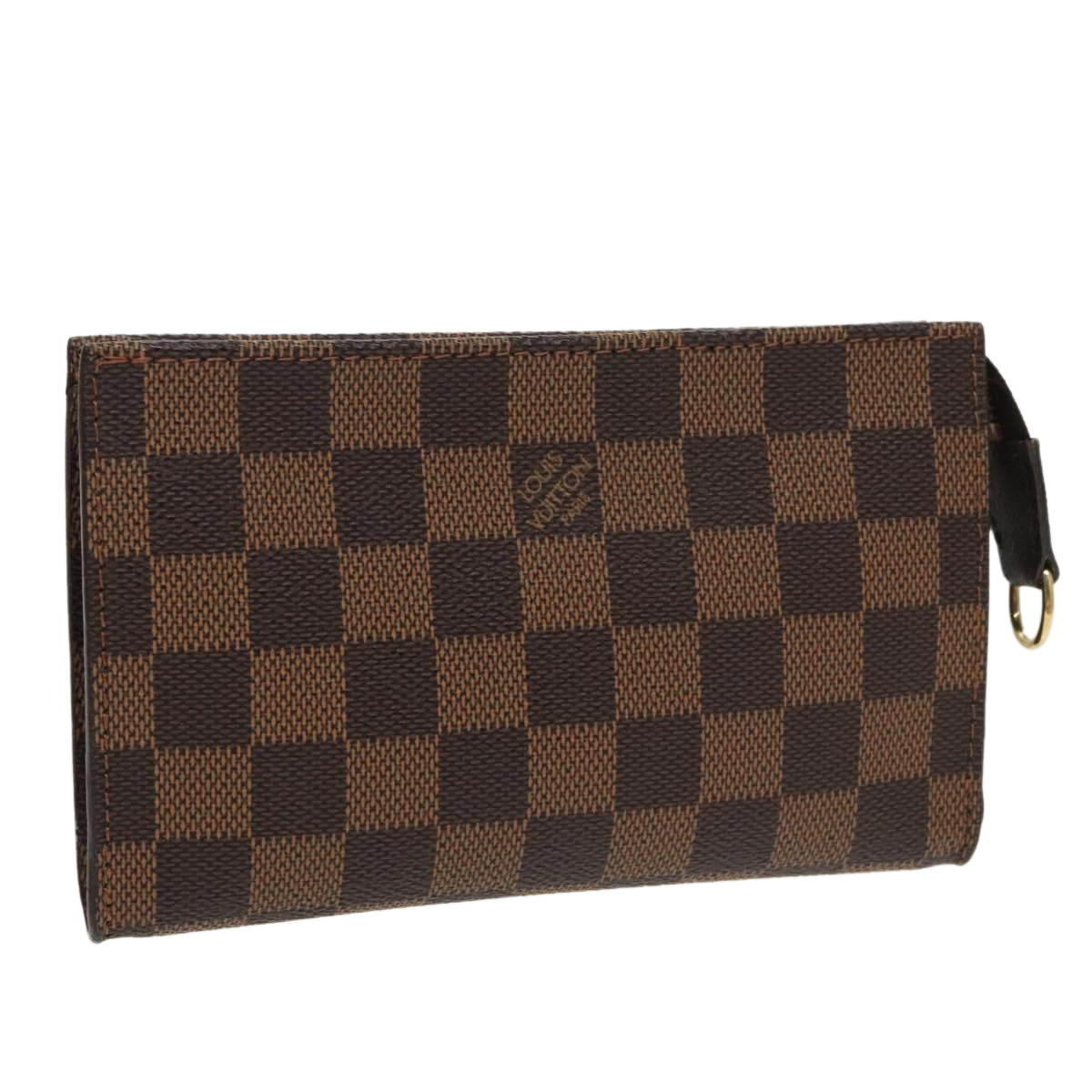 LOUIS VUITTON Damier Ebene Marais Pouch LV Auth 100489