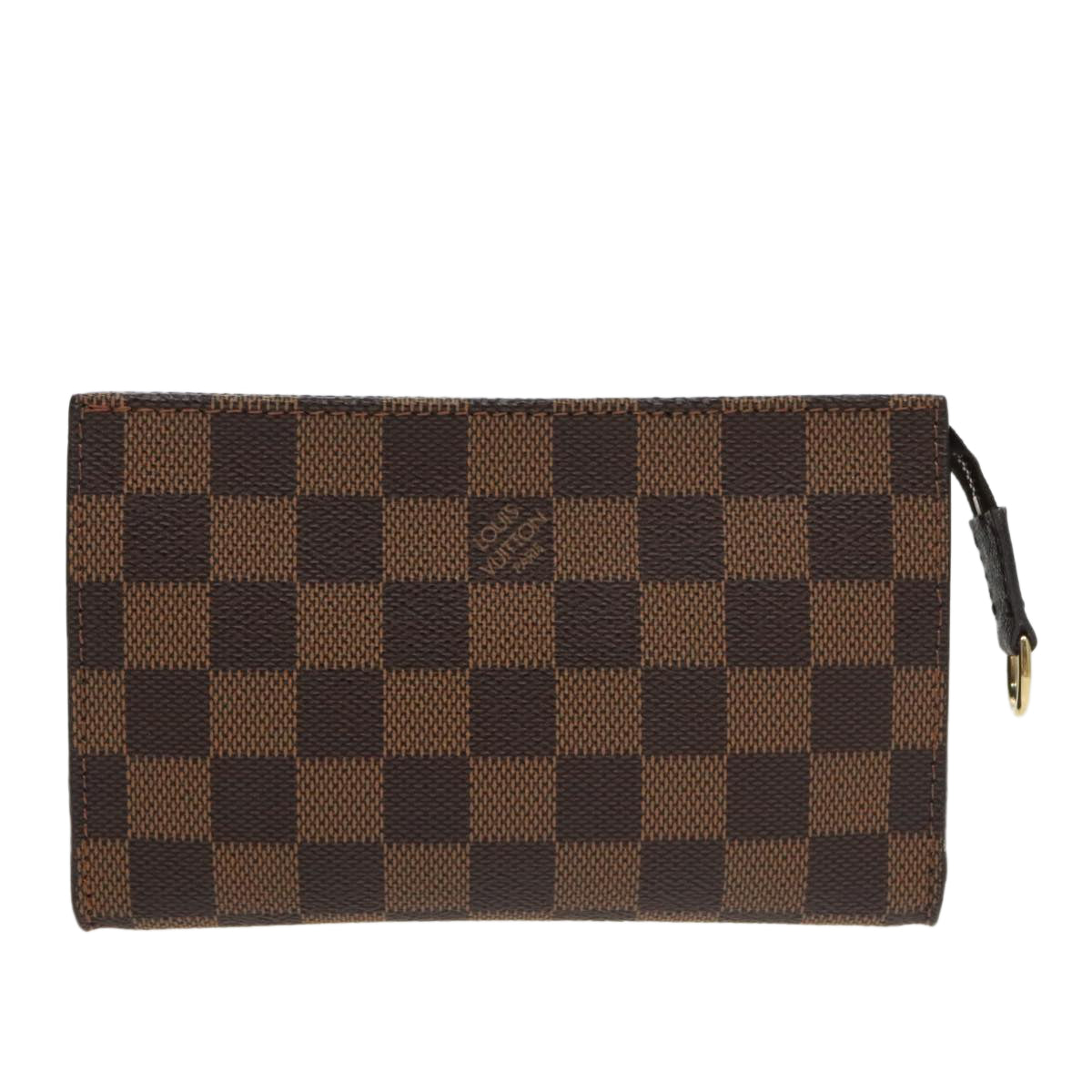 LOUIS VUITTON Damier Ebene Marais Pouch LV Auth 100489