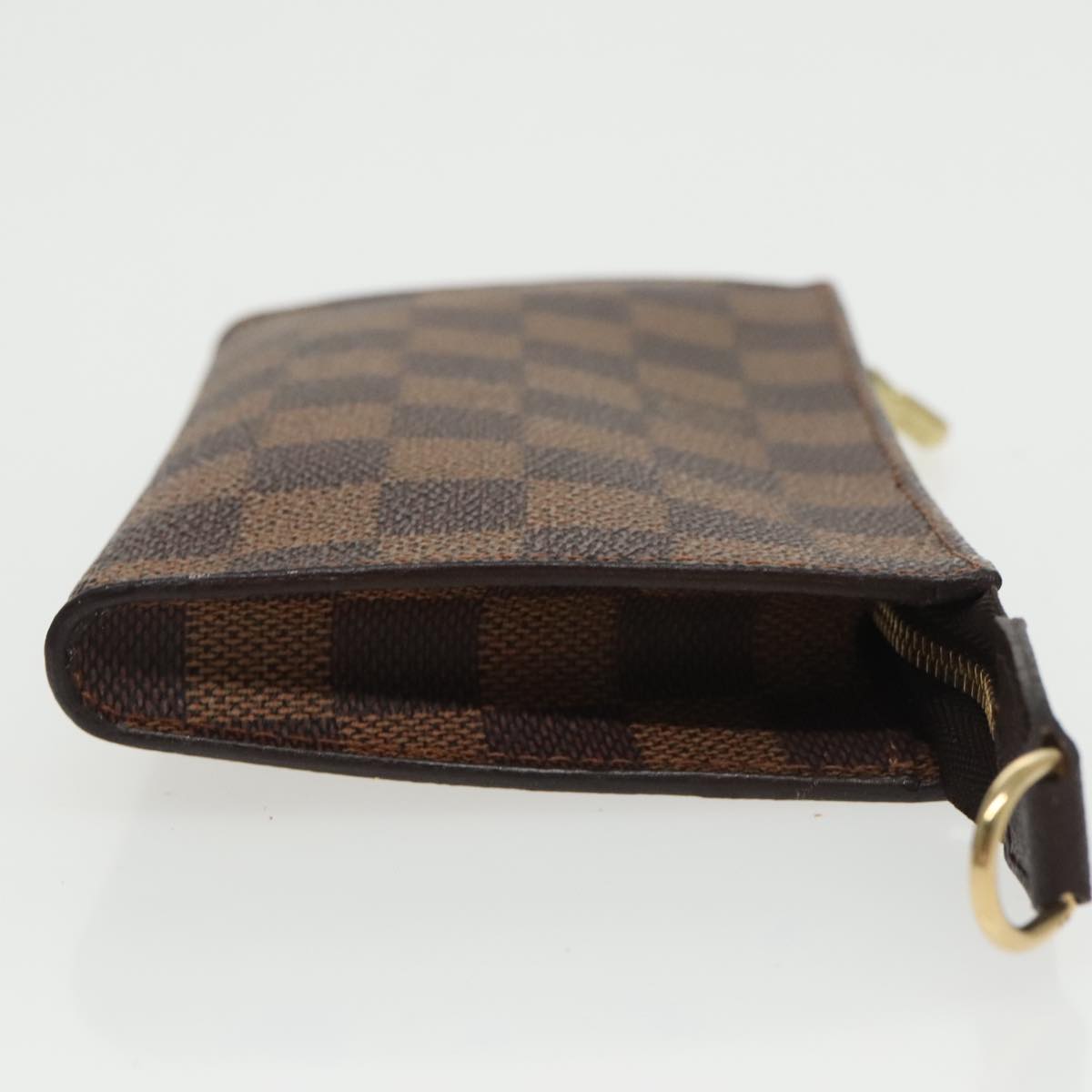 LOUIS VUITTON Damier Ebene Marais Pouch LV Auth 100489