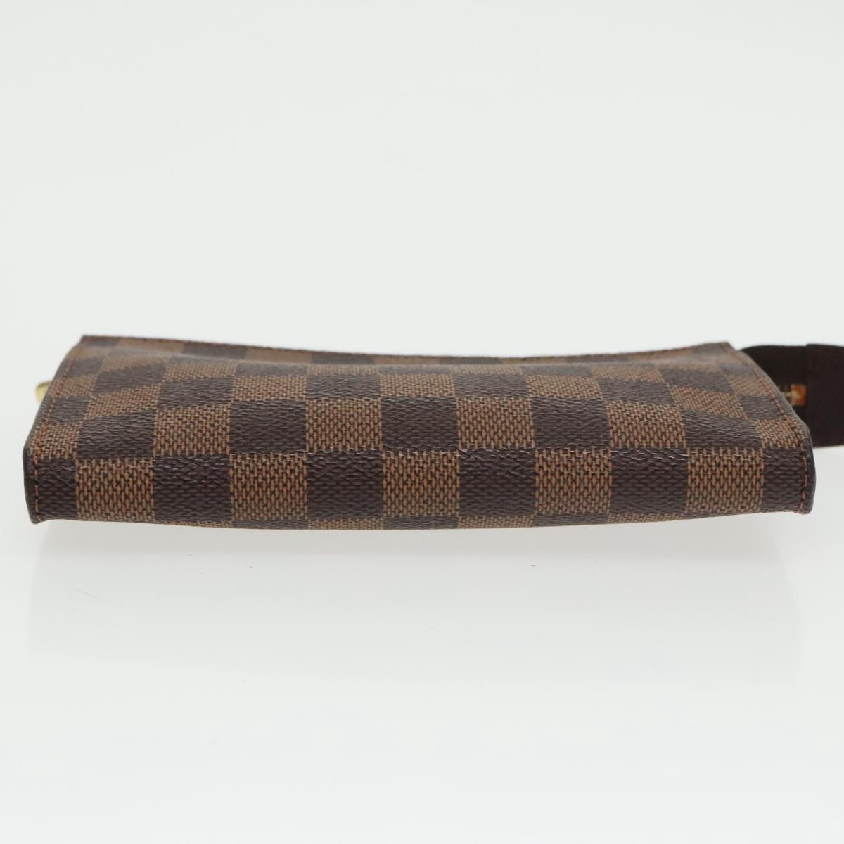 LOUIS VUITTON Damier Ebene Marais Pouch LV Auth 100489