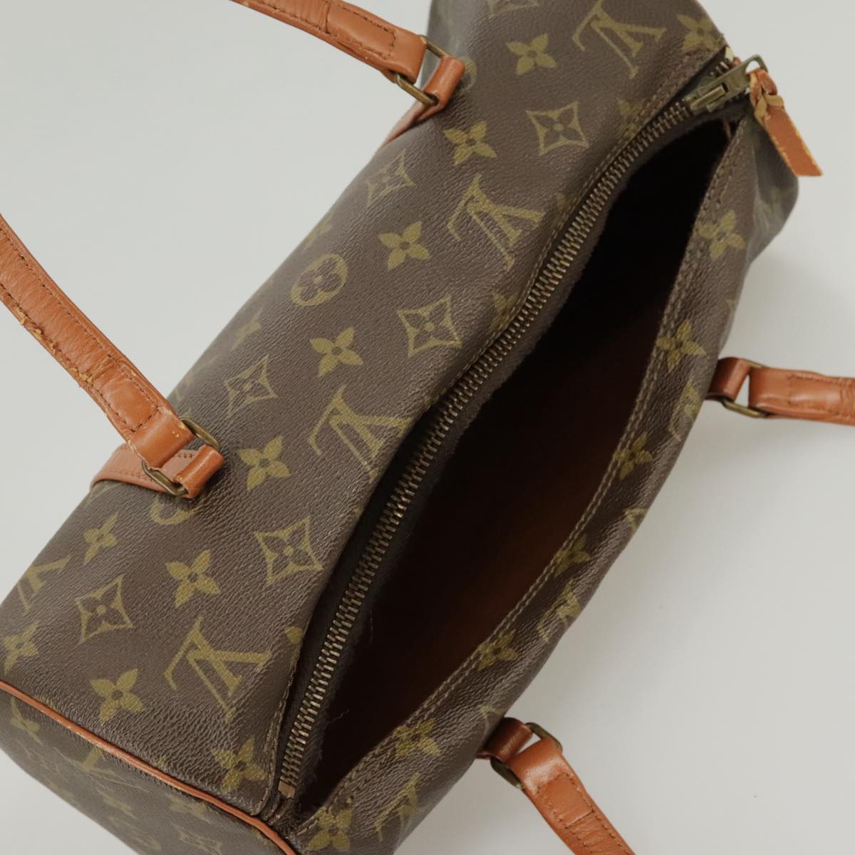 LOUIS VUITTON Monogram Papillon 30 Hand Bag M51385 LV Auth 100490