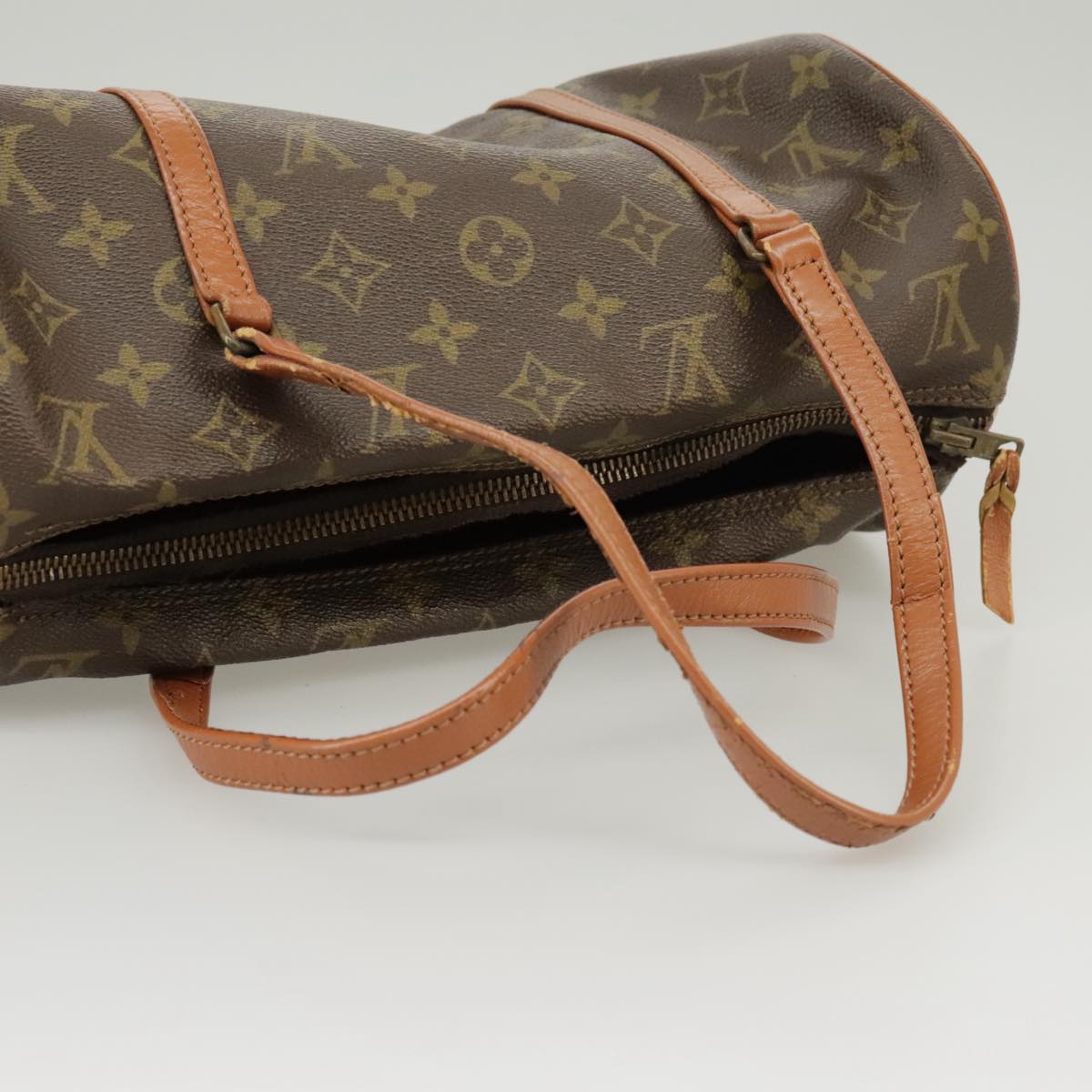 LOUIS VUITTON Monogram Papillon 30 Hand Bag M51385 LV Auth 100490