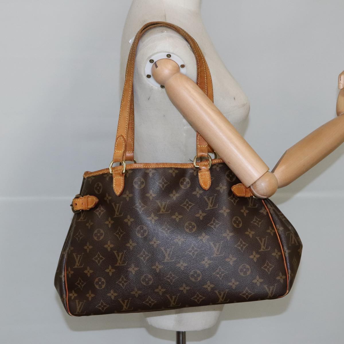 LOUIS VUITTON Monogram Batignolles Horizontal Tote Bag M51154 LV Auth 100491