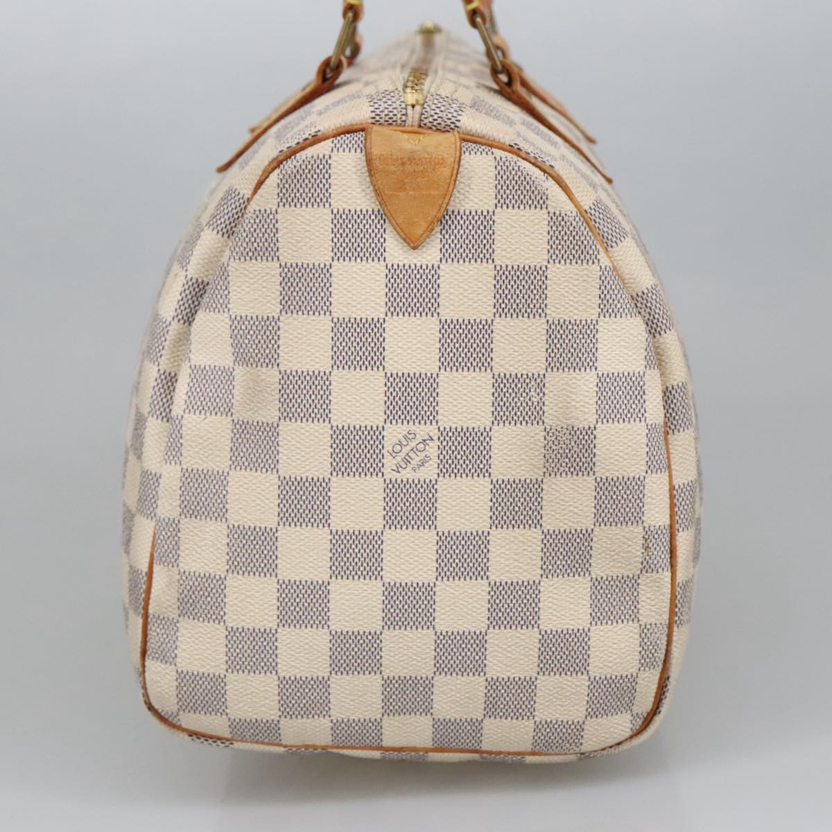 LOUIS VUITTON Damier Azur Speedy 30 Hand Bag N41533 LV Auth 100495