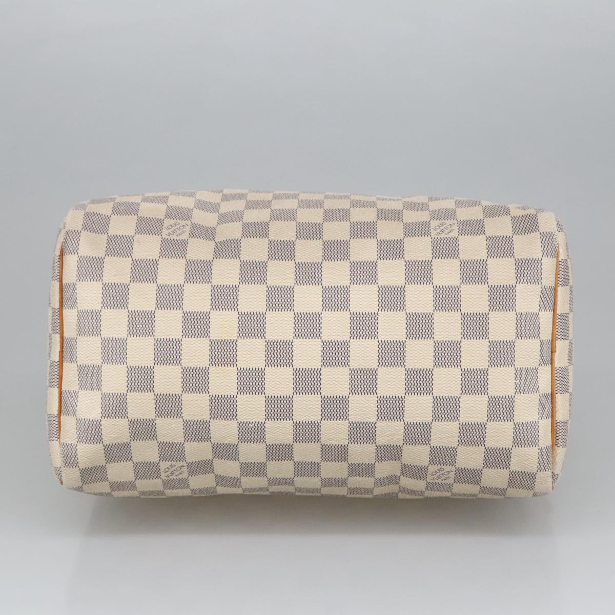 LOUIS VUITTON Damier Azur Speedy 30 Hand Bag N41533 LV Auth 100495