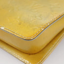 LOUIS VUITTON Monogram Vernis Motto Accessory Pouch Gris M91030 LV Auth 100497-18