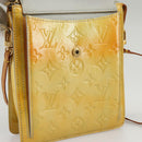LOUIS VUITTON Monogram Vernis Motto Accessory Pouch Gris M91030 LV Auth 100497-23