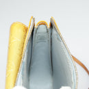 LOUIS VUITTON Monogram Vernis Motto Accessory Pouch Gris M91030 LV Auth 100497-28