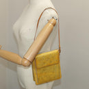 LOUIS VUITTON Monogram Vernis Motto Accessory Pouch Gris M91030 LV Auth 100497-30