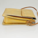 LOUIS VUITTON Monogram Vernis Motto Accessory Pouch Gris M91030 LV Auth 100497-4