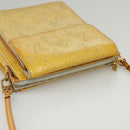 LOUIS VUITTON Monogram Vernis Motto Accessory Pouch Gris M91030 LV Auth 100497-6