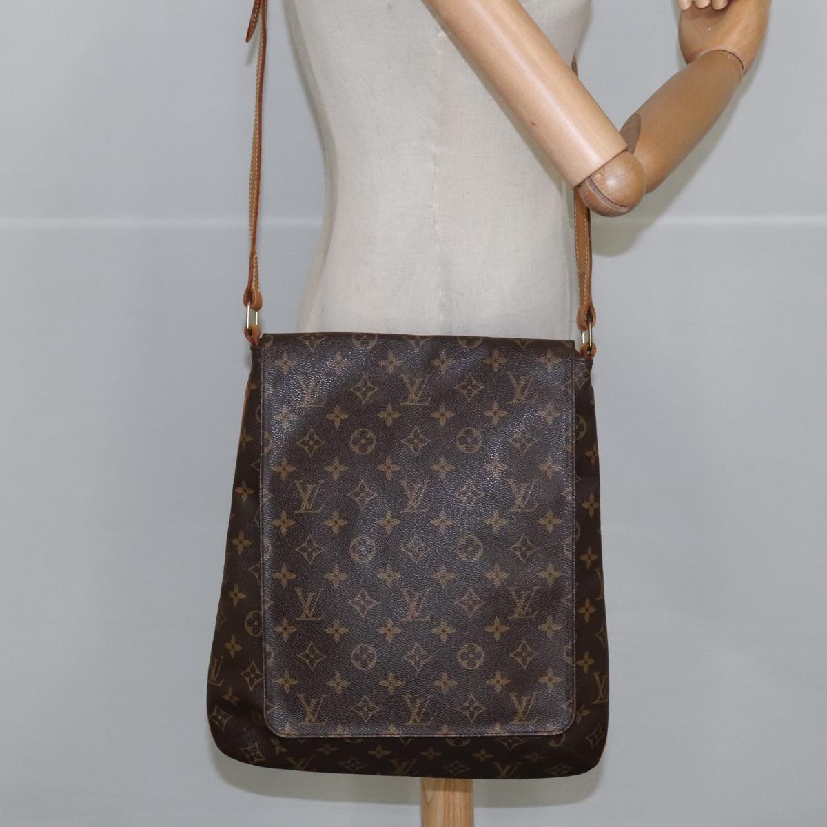 LOUIS VUITTON Monogram Musette Shoulder Bag M51256 LV Auth 100498