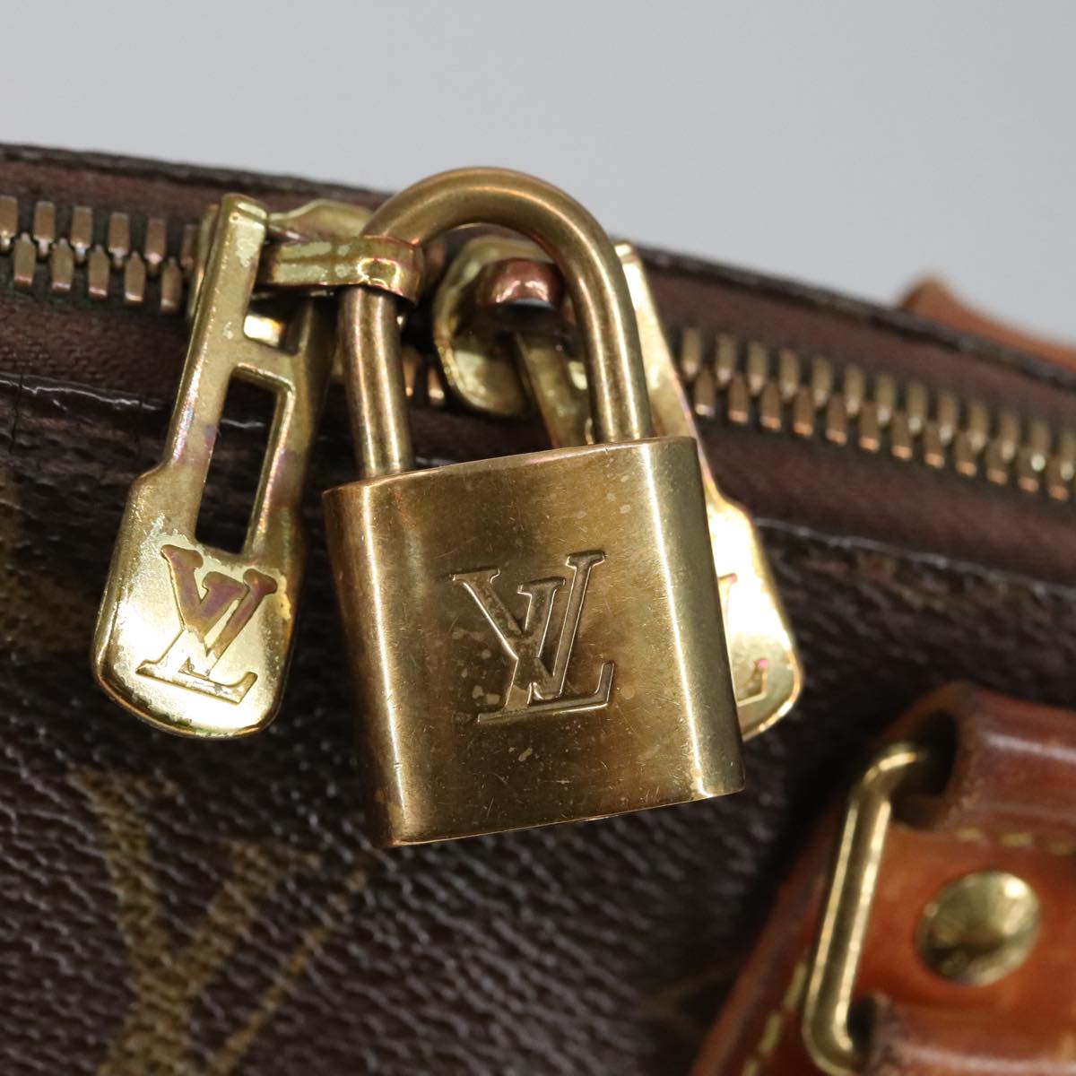 LOUIS VUITTON Monogram Alma BB Hand Bag 2way M53152 LV Auth 100500