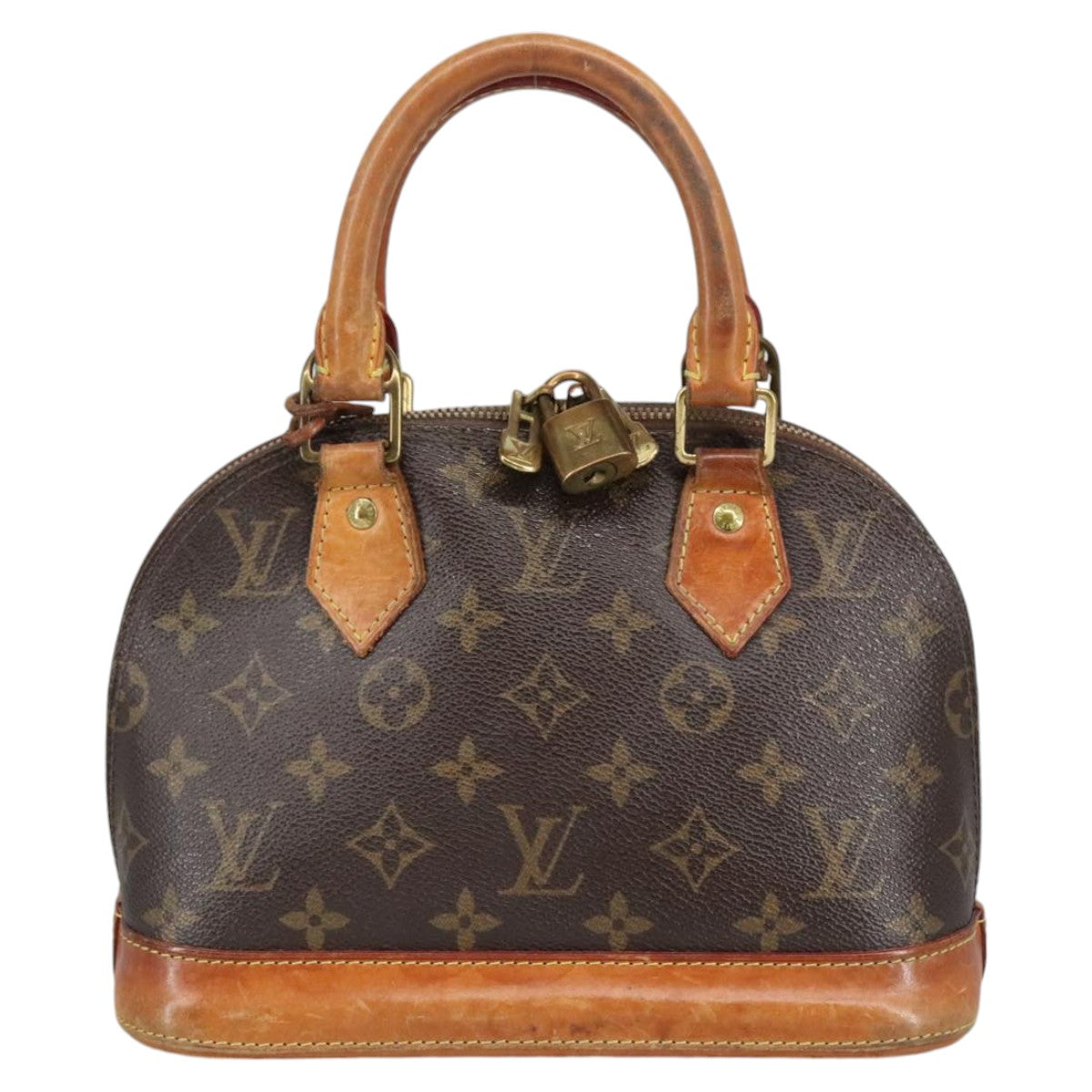 LOUIS VUITTON Monogram Alma BB Hand Bag 2way M53152 LV Auth 100500 - 0