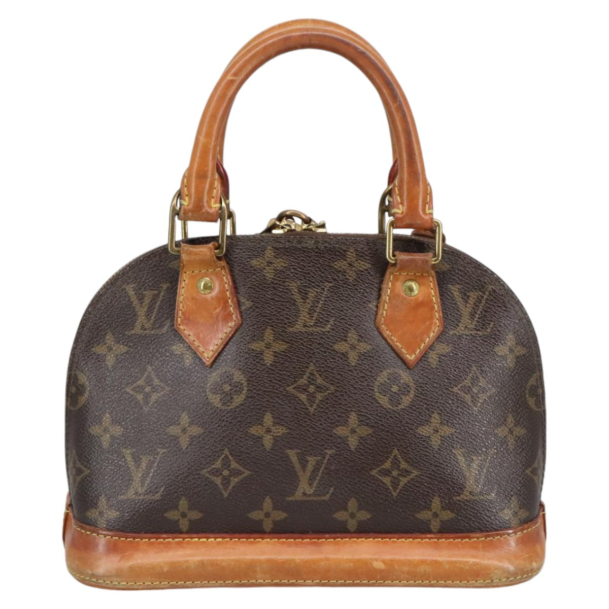 LOUIS VUITTON Monogram Alma BB Hand Bag 2way M53152 LV Auth 100500