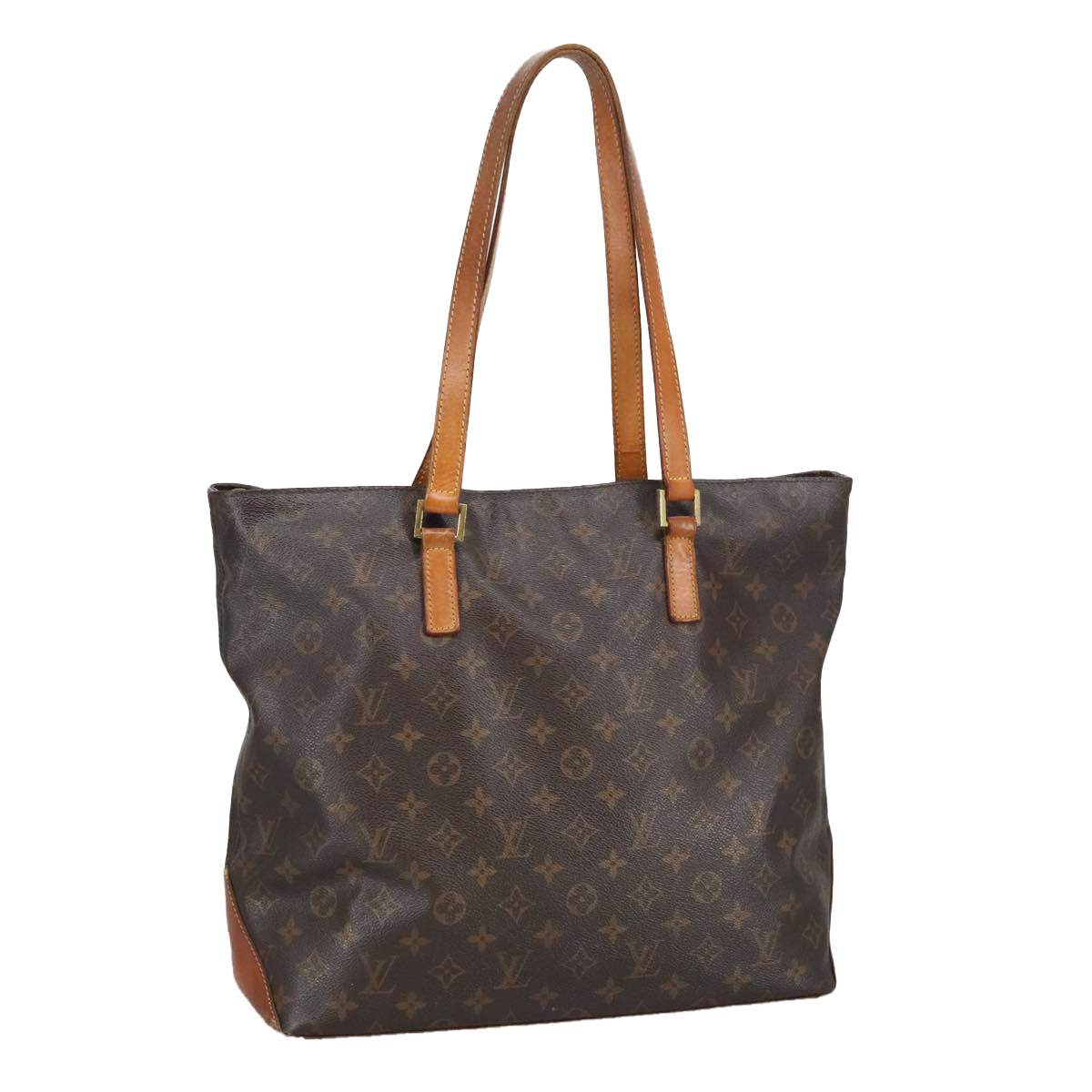 LOUIS VUITTON Monogram Cabas Mezzo Tote Bag M51151 LV Auth 100504