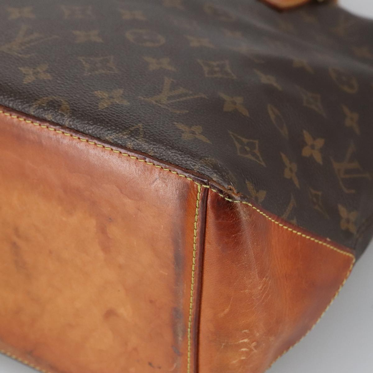 LOUIS VUITTON Monogram Cabas Mezzo Tote Bag M51151 LV Auth 100504