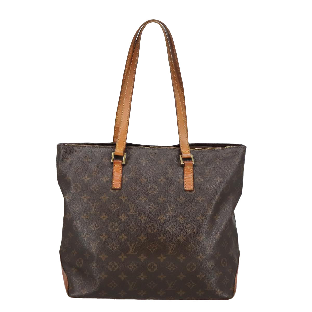 LOUIS VUITTON Monogram Cabas Mezzo Tote Bag M51151 LV Auth 100504