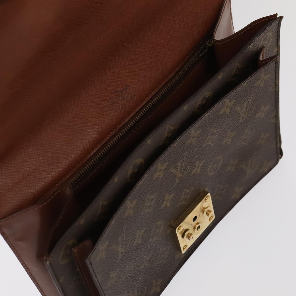 LOUIS VUITTON Monogram Monceau 28 Hand Bag 2way M51185 LV Auth 100505