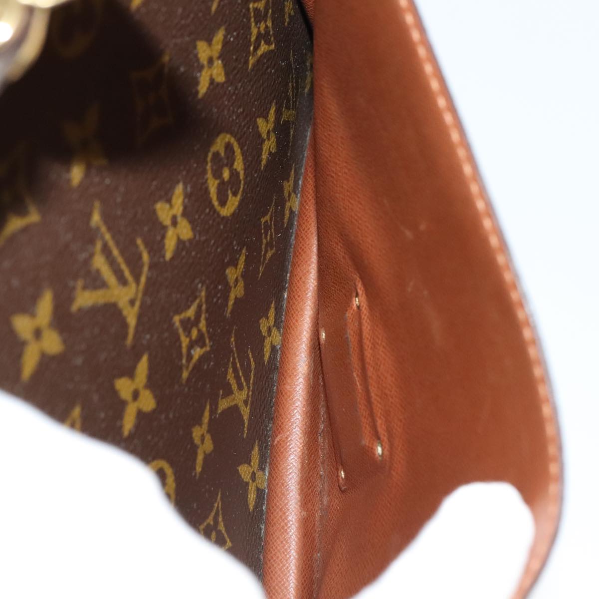 LOUIS VUITTON Monogram Monceau 28 Hand Bag 2way M51185 LV Auth 100505