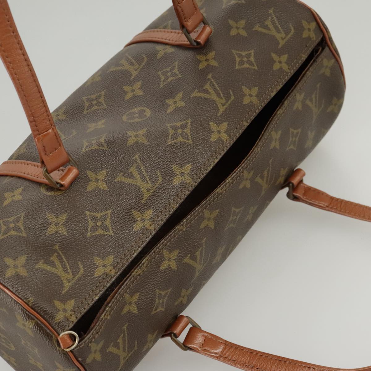 LOUIS VUITTON Monogram Papillon 30 Hand Bag M51385 LV Auth 100506