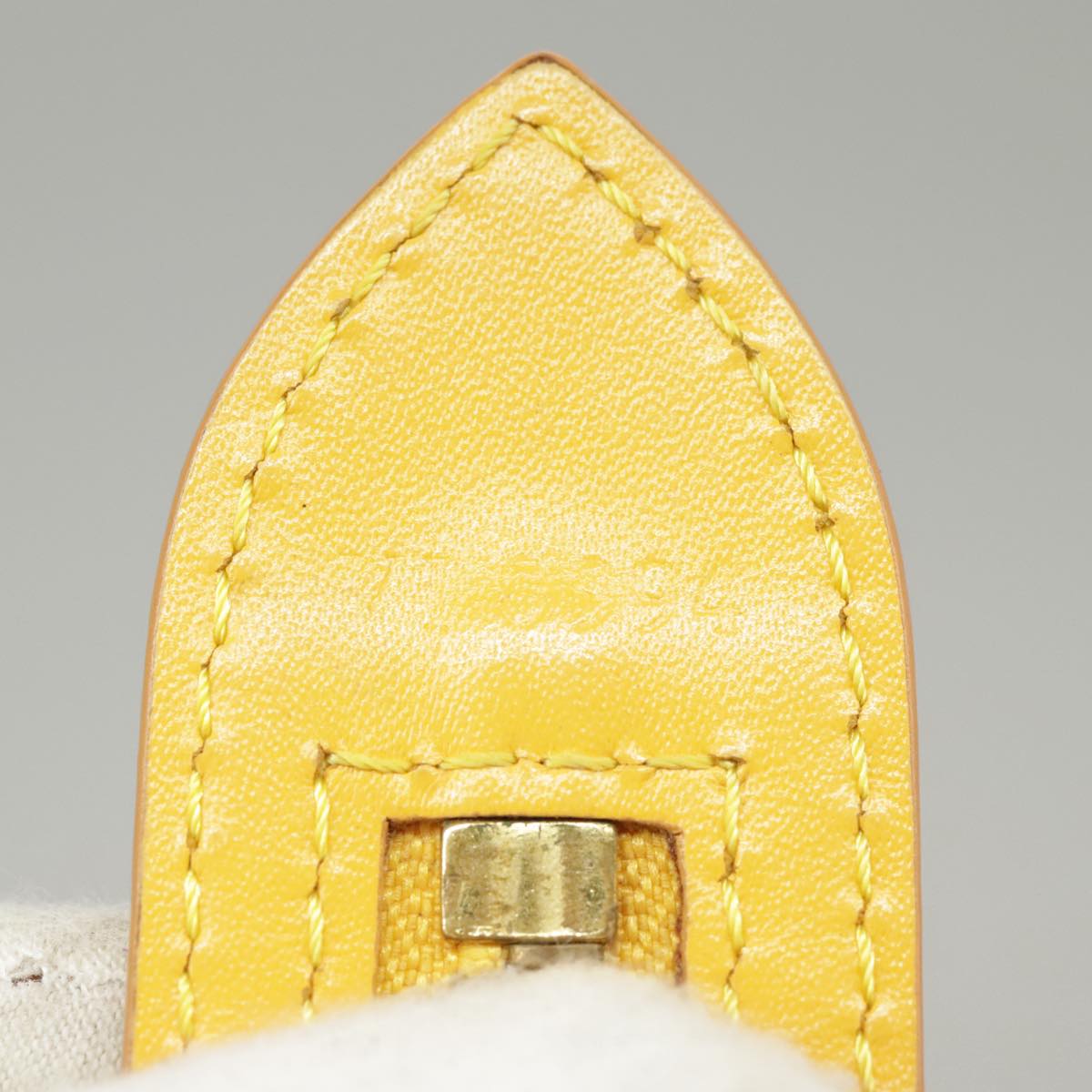 LOUIS VUITTON Epi Saint Jacques Hand Bag Yellow M52279 LV Auth 100508