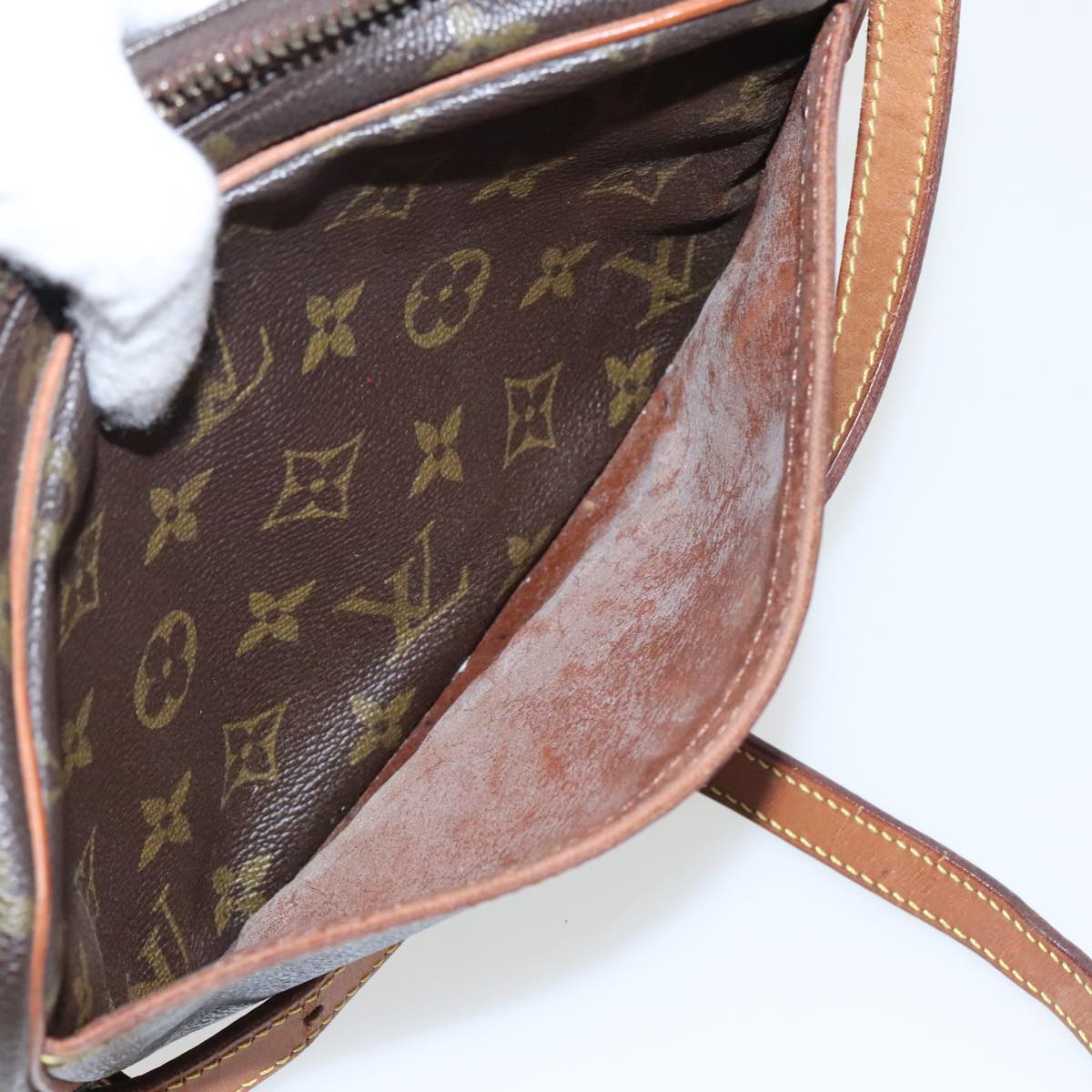 LOUIS VUITTON Monogram Jeune Fille PM Shoulder Bag M51227 LV Auth 100518