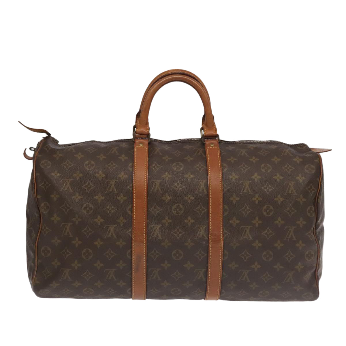 LOUIS VUITTON Monogram Keepall 50 Boston Bag M41426 LV Auth 100519 - 0