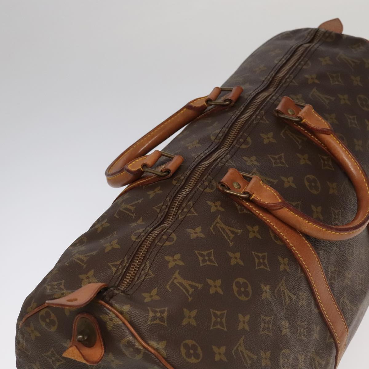 LOUIS VUITTON Monogram Keepall 50 Boston Bag M41426 LV Auth 100519