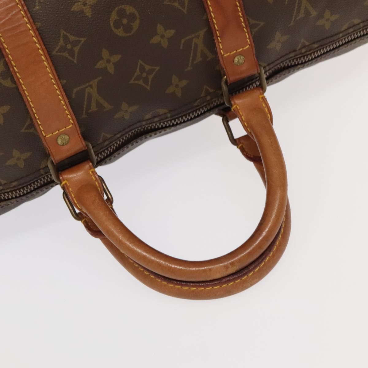 LOUIS VUITTON Monogram Keepall 50 Boston Bag M41426 LV Auth 100519