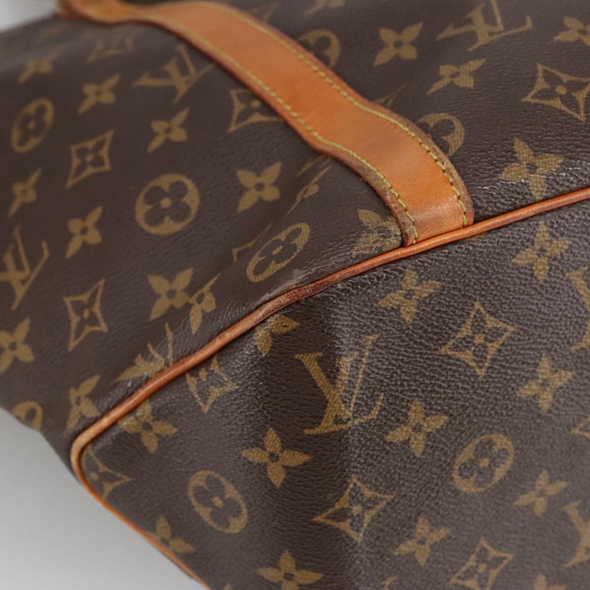 LOUIS VUITTON Monogram Sac Shopping Tote Bag M51108 LV Auth 100520