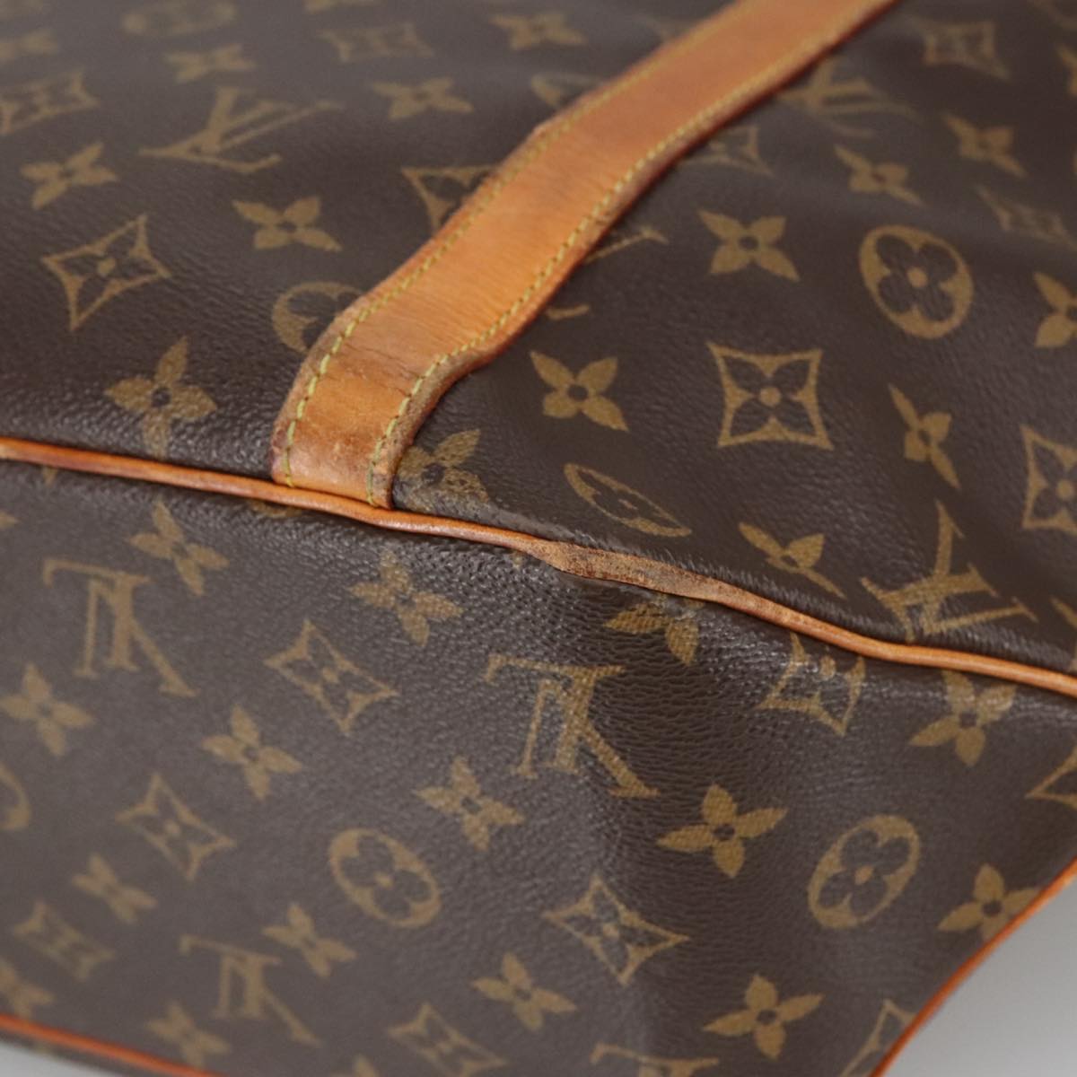 LOUIS VUITTON Monogram Sac Shopping Tote Bag M51108 LV Auth 100520