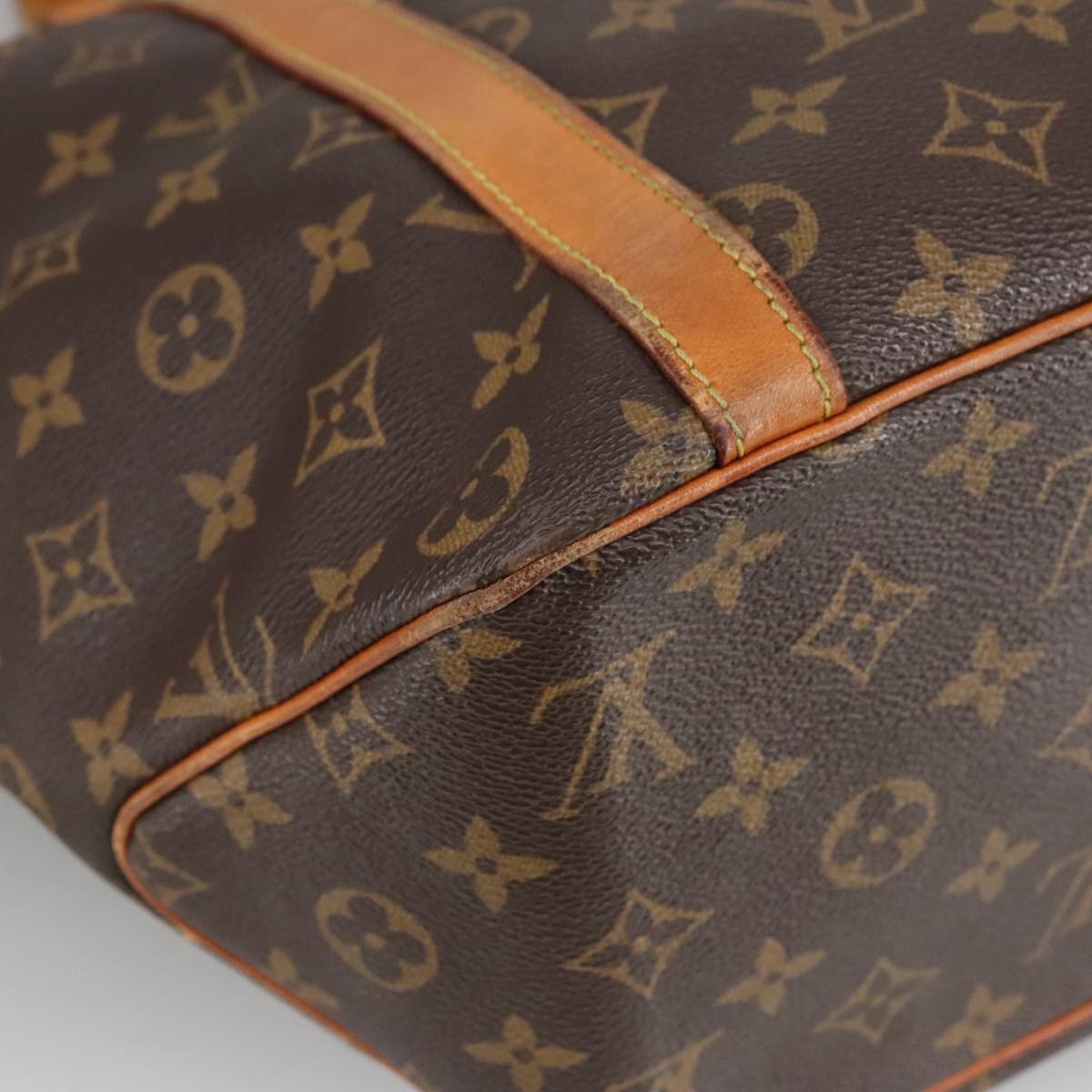 LOUIS VUITTON Monogram Sac Shopping Tote Bag M51108 LV Auth 100520