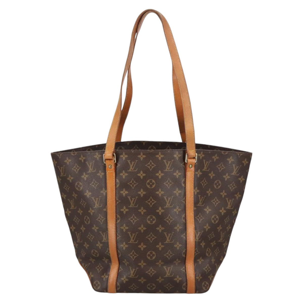 LOUIS VUITTON Monogram Sac Shopping Tote Bag M51108 LV Auth 100520