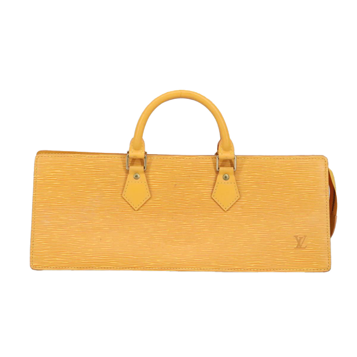 LOUIS VUITTON Epi Sac Triangle Hand Bag Yellow M52099 LV Auth 100522 - 0