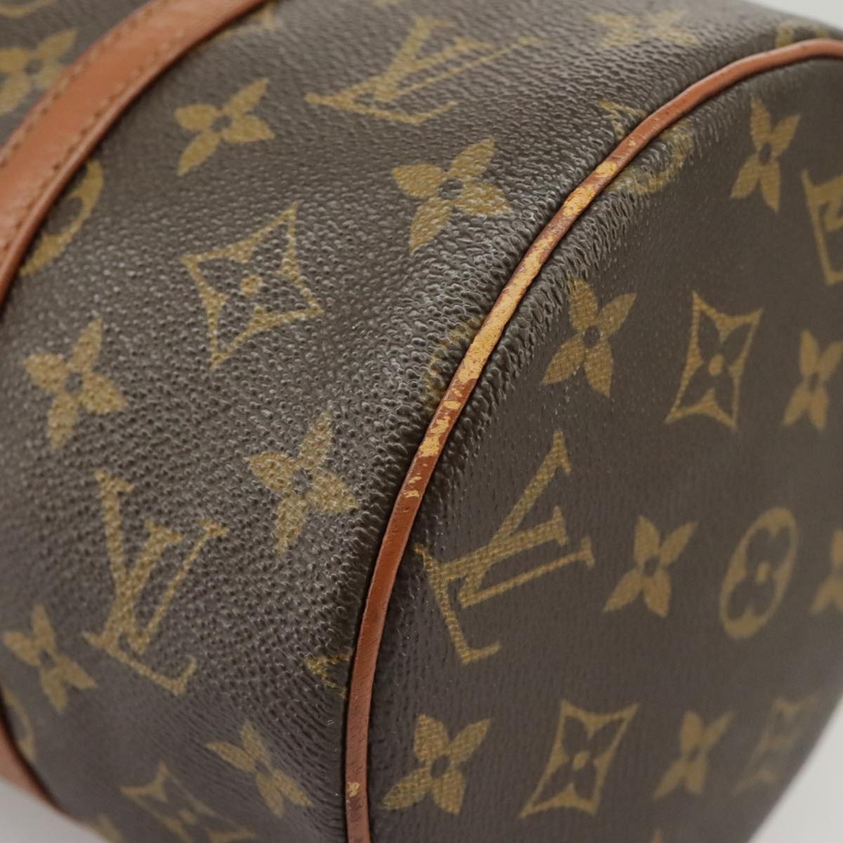 LOUIS VUITTON Monogram Papillon 30 Hand Bag M51385 LV Auth 100526