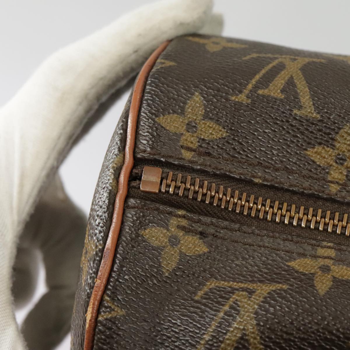 LOUIS VUITTON Monogram Papillon 30 Hand Bag M51385 LV Auth 100526