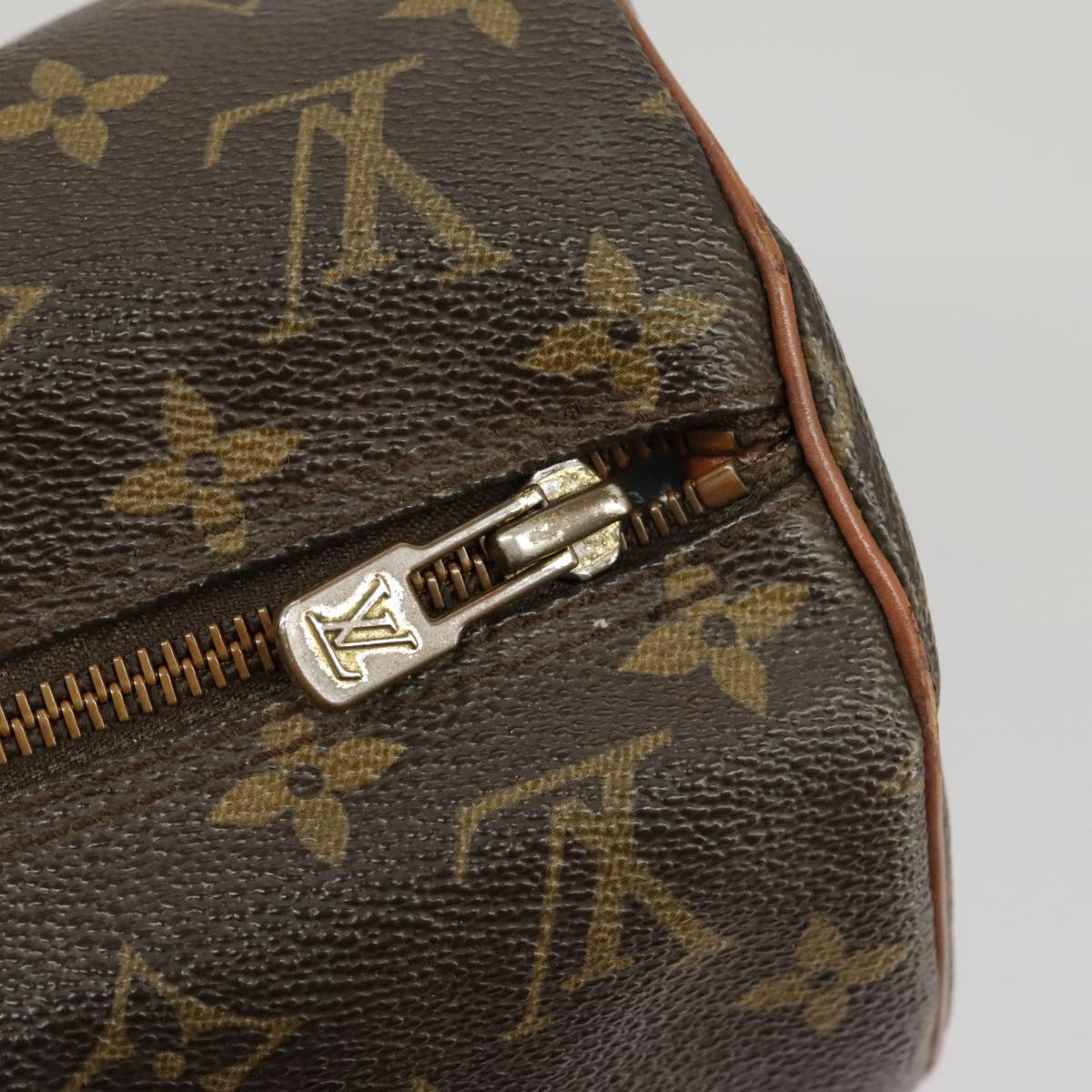 LOUIS VUITTON Monogram Papillon 30 Hand Bag M51385 LV Auth 100526