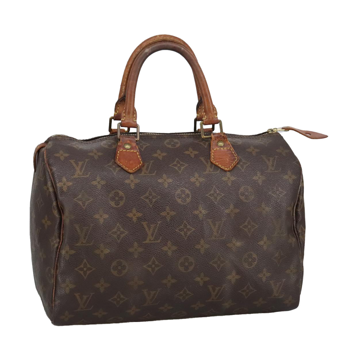 LOUIS VUITTON Monogram Speedy 30 Hand Bag M41526 LV Auth 100527