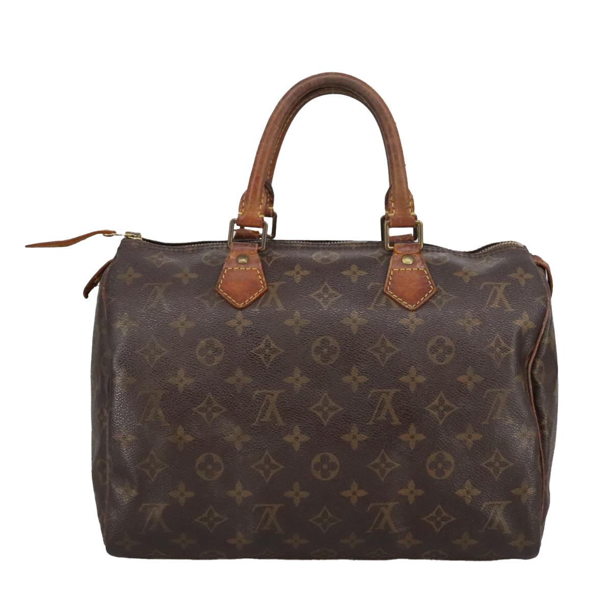 LOUIS VUITTON Monogram Speedy 30 Hand Bag M41526 LV Auth 100527