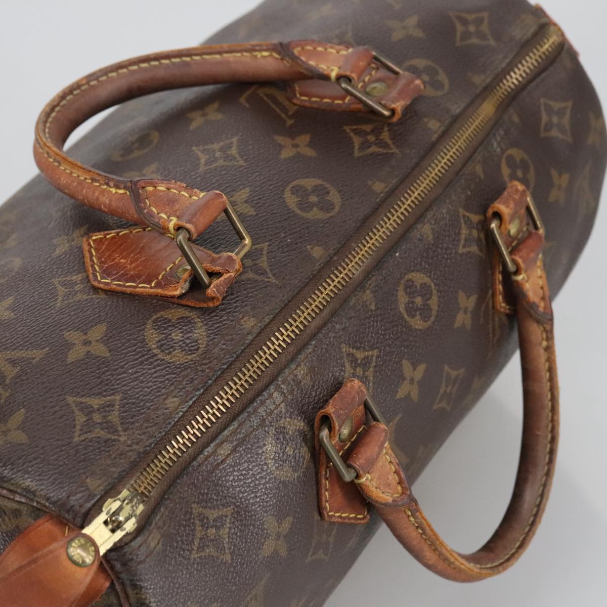 LOUIS VUITTON Monogram Speedy 30 Hand Bag M41526 LV Auth 100527